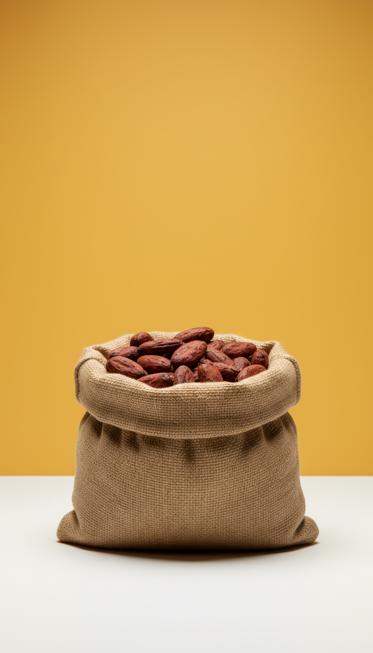 Unprocessed Whole Cacao Pods Pouch